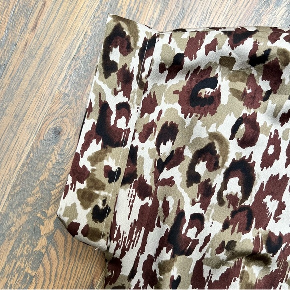 J. Crew Cheetah Print Wrap Dress - Picture 2 of 8